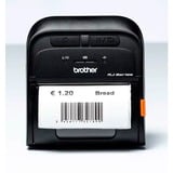 Brother RJ-3055WB Imprimante mobile de reçus, Imprimante à reçu Noir, 203 x 203 DPI, 101,6 mm/sec, Avec fil &sans fil, Noir