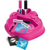 Clementoni Crazy Chic Kits de tatouage temporaire, Bricolage Multicolore, 6 an(s), Bleu, Vert, Argent, 55 mm, 230 mm, 250 mm