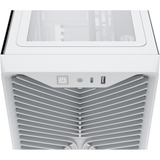 Corsair 3200D RS Blanc boîtier midi tower Blanc | 1x USB-A | 1x USB-C | Verre Trempé