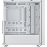 Corsair 3200D RS White boîtier midi tower Blanc | 1x USB-A | 1x USB-C | Verre Trempé