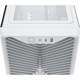 Corsair 3200D RS White boîtier midi tower Blanc | 1x USB-A | 1x USB-C | Verre Trempé