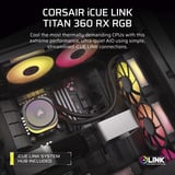 Corsair iCUE LINK TITAN 360 RX RGB Reconditionné, Watercooling Noir