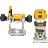 DEWALT D26204K Argent, Jaune 27000 tr/min 900 W, Fraiseuse Jaune/Argent, Argent, Jaune, 27000 tr/min, 6,8 (5/16"), 16000 tr/min, 5,5 cm, 7 m/s²