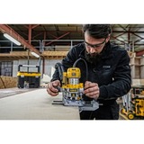 DEWALT D26204K Argent, Jaune 27000 tr/min 900 W, Fraiseuse Jaune/Argent, Argent, Jaune, 27000 tr/min, 6,8 (5/16"), 16000 tr/min, 5,5 cm, 7 m/s²