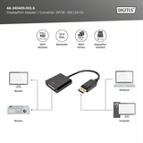 Digitus AK-340409-001-S, Adaptateur Noir