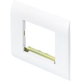 Digitus Cadre 80 x 80 mm pour caches et plaques frontales Blanc