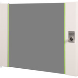 Digitus Porte avant en verre pour armoire murale 19" 9U série Unique, Panneau avant Gris