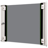Digitus Porte avant en verre pour armoire murale 19" 9U série Unique, Panneau avant Gris