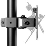 Digitus Support universel double moniteur, Support de moniteur Noir