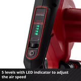 EINHELL Souffleur sans fil Power X-Change TE-CB 18/270 Li - Solo, 18 Volts Rouge/Noir