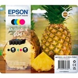 Epson 604 cartouche d'encre 4 pièce(s) Original Rendement standard Noir, Cyan, Magenta, Jaune Rendement standard, Noir, Cyan, Magenta, Jaune, 3,4 ml, 2,4 ml, 4 pièce(s), Multi pack