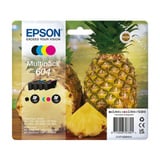 Epson 604 cartouche d'encre 4 pièce(s) Original Rendement standard Noir, Cyan, Magenta, Jaune Rendement standard, Noir, Cyan, Magenta, Jaune, 3,4 ml, 2,4 ml, 4 pièce(s), Multi pack