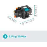 GARDENA Pompe de jardin 3000/4 BASIC Set Turquoise/Noir