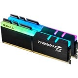 G.Skill 16 Go DDR4-3200 Kit, Mémoire vive Noir, F4-3200C16D-16GTZR, Trident Z RGB, XMP