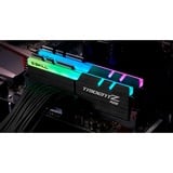 G.Skill Trident Z RGB 16 Go DDR4-3200 (2x 8 Go) mémoire vive Noir, F4-3200C16D-16GTZR, XMP 2.0