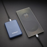 Intenso XS5000 Lithium Polymère (LiPo) 5000 mAh Bleu, Powerbank Bleu, 5000 mAh, Lithium Polymère (LiPo), Bleu