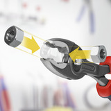 KNIPEX Pince à prise frontale TwinGrip 82 02 150 Rouge/Bleu