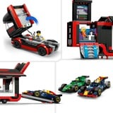 LEGO City - Camion de F1 avec des voitures de F1 RB20 et AMR24, Jouets de construction 60445