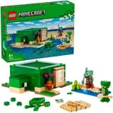 LEGO Minecraft - La maison de la plage de la tortue, Jouets de construction 21254