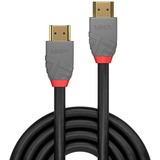 Lindy Câble HDMI Standard Anthra Line, 10m Noir, 10m, 10 m, HDMI Type A (Standard), HDMI Type A (Standard), Compatibilité 3D, 10,2 Gbit/s, Noir, Gris