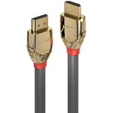 Lindy Câble HDMI Ultra High Speed Gold Line, 3m Gris, 3m, 3 m, HDMI Type A (Standard), HDMI Type A (Standard), 48 Gbit/s, Gris