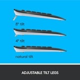 Logitech Advanced MK540 clavier Souris incluse USB QWERTY Néerlandais Noir, Blanc set de bureau sans fil Gris foncé, Layout US (QWERTY), Plunger, Sans fil, USB, Clavier à membrane, QWERTY, Noir, Blanc, Souris incluse