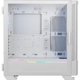 MSI MPG 100R WHITE Midi Tower Blanc, boîtier pc Blanc | 2x USB-A | 1x USB-C | RGB | Verre Trempé
