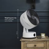 Meaco Sefte10DS-EU, Ventilateur Blanc/Noir