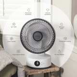 Meaco Sefte 10 Ventilateur de table Blanc/Noir