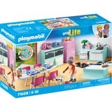 PLAYMOBIL My Life Cuisine avec coin repas, Jouets de construction 
