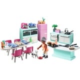 PLAYMOBIL My Life Cuisine avec coin repas, Jouets de construction 