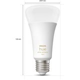 Philips Hue A67 - Ampoule connectée E27 - 1600, Lampe à LED Philips Hue White ambiance A67 - Ampoule connectée E27 - 1600, Ampoule intelligente, Blanc, Bluetooth/Zigbee, LED, E27, Lumière du jour froide, Blanc chaud