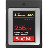 SanDisk SDCFE-256G-GN4NN mémoire flash 256 Go CFexpress, Carte mémoire 256 Go, CFexpress, 1700 Mo/s, 1200 Mo/s, Noir