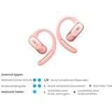 Shokz OpenFit Air casque oreille ouverte rose fuchsia