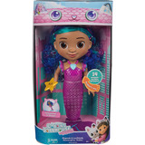 Spin Master Gabby's Dollhouse : Le film - Sing & Shine Sirène Gabby, Figurine 