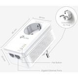TP-Link TL-PA7027P KIT Adaptateur réseau CPL 1000 Mbit/s Ethernet/LAN Blanc 2 pièce(s), Powerline Blanc, 1000 Mbit/s, IEEE 1901, IEEE 802.3, IEEE 802.3u, Type E / F, Gigabit Ethernet, 10,100,1000 Mbit/s, HomePlug AV2