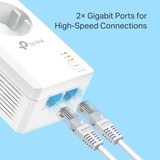 TP-Link TL-PA7027P KIT Adaptateur réseau CPL 1000 Mbit/s Ethernet/LAN Blanc 2 pièce(s), Powerline Blanc, 1000 Mbit/s, IEEE 1901, IEEE 802.3, IEEE 802.3u, Type E / F, Gigabit Ethernet, 10,100,1000 Mbit/s, HomePlug AV2
