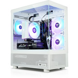 Thermaltake PC-000093-DE, PC gaming Blanc/transparent