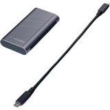 Verbatim TurboMetal USB4 2TB 2 To USB Type-C USB4 Gen 2x2 Argent SSD externe 2 To, USB Type-C, USB4 Gen 2x2, 3700 Mo/s, 40 Gbit/s, Argent