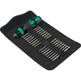 Wera Kraftform Kompakt 60 RA-R 1, Set d'embouts de vissage Noir/Vert