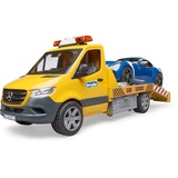 bruder Mercedes Benz Sprinter Transport automobile et roadster, Modèle réduit de voiture Orange/Bleu, 02675