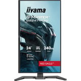 iiyama G-Master GB2471HSU-B1 Red Eagle 23.8" Moniteur gaming Noir (Mat), 1x DisplayPort, 2x HDMI, 1x USB-C, 1x USB-A, 240 Hz, 60,5 cm (23.8"), 1920 x 1080 pixels, Full HD, Noir