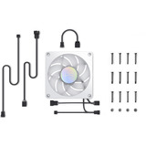 Alphacool Apex Stealth Métal Aurora 120 ventilateur de boîtier RGB  Chrome, 120 x 120 x 25.5 mm, PWM
