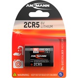Ansmann 5020032 pile domestique Batterie à usage unique Lithium Batterie à usage unique, Lithium, 6 V, 2 pièce(s), Noir, -40 - 60 °C