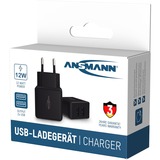 Ansmann HC212 Noir Intérieure, Chargeur Noir, Intérieure, Secteur, 5 V, Noir