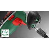 Bosch 0 603 9E0 000 visseuse électrique et visseuse à percussion 235 tr/min Noir, Vert, Tournevis Vert/Noir, Tournevis électrique, Poignée de pistolet, Supports d'embout magnétique, Noir, Vert, Sans brosse, 235 tr/min