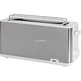 Braun HT 1610 WH, Grille-pain Acier inoxydable/Blanc