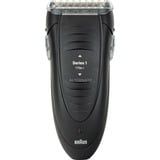 Braun Series 1 -170 Rasoir à grille Tondeuse Noir Noir/Noir, Rasoir à grille, Noir, Secteur, 100-240 V, 293 g, 45,5 mm