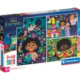 Clementoni Supercolor 3x48 pièces - Encanto, Puzzle 48 pièce(s), Dessins animés, 5 an(s)