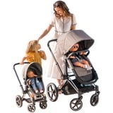Corolle Bb36/42 Cybex Priam - Landau 3 En 1, Landau de poupée Gris, Poussette pour poupée, 3 an(s), 3,34 kg